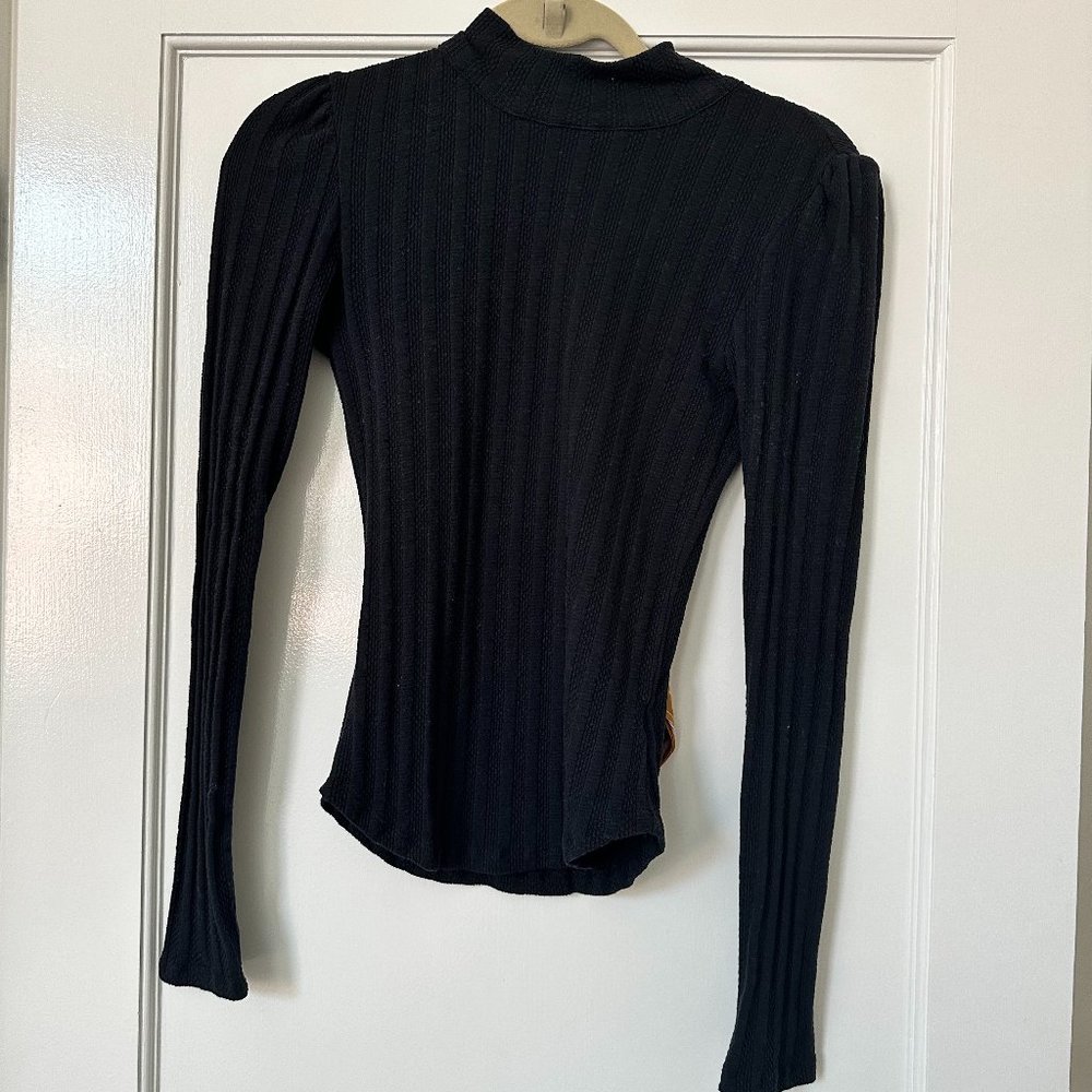 FREE PEOPLE | Turtle Neck w/ Scarf Tie | Sz. XS